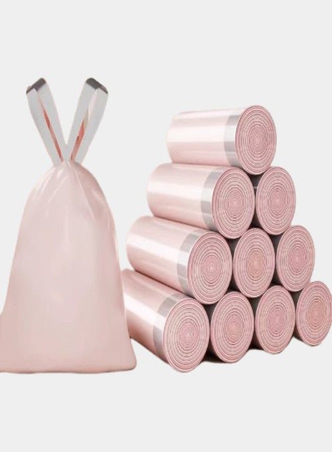 100 Pcs ( 10 rolls) 45x45 cm; Extra Thick & Strong Trash Bags Small Garbage Bags. - Image 2